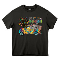 Asphalt autism avareness3 Heavy Core Tee - CowhideDigitalArt
