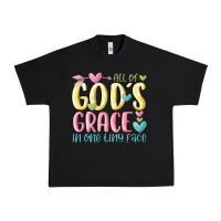 Black all of god's grace in one tiny face Urban Heavy Tee - MaliasSmallBusiness