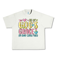 Pistachio all of god's grace in one tiny face Urban Heavy Tee - MaliasSmallBusiness