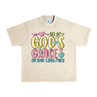 Sandshell all of god's grace in one tiny face Urban Heavy Tee - MaliasSmallBusiness