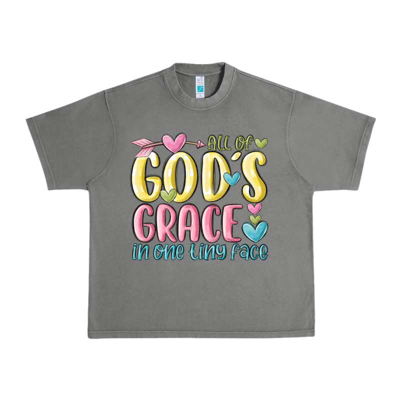 All Of God's Grace In One Tiny Face Urban Heavy Tee by MaliasSmallBusiness | Teevron
