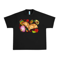 Black empanadas roses onion lime and avocado Urban Heavy Tee - AdoDesignShop