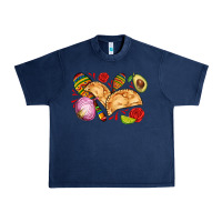 Navy empanadas roses onion lime and avocado Urban Heavy Tee - AdoDesignShop