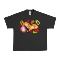 Pigment Black empanadas roses onion lime and avocado Urban Heavy Tee - AdoDesignShop
