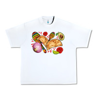 White empanadas roses onion lime and avocado Urban Heavy Tee - AdoDesignShop