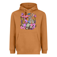 Meerkat Easter eggs and Bunny with Cross Easter Day Heavyweight Hoodie - HowdyJamesFarm