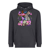 Smoke Easter eggs and Bunny with Cross Easter Day Heavyweight Hoodie - HowdyJamesFarm