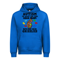 Cobalt Autism grizzlies Urban Hoodie - FaDigitalArtStudio