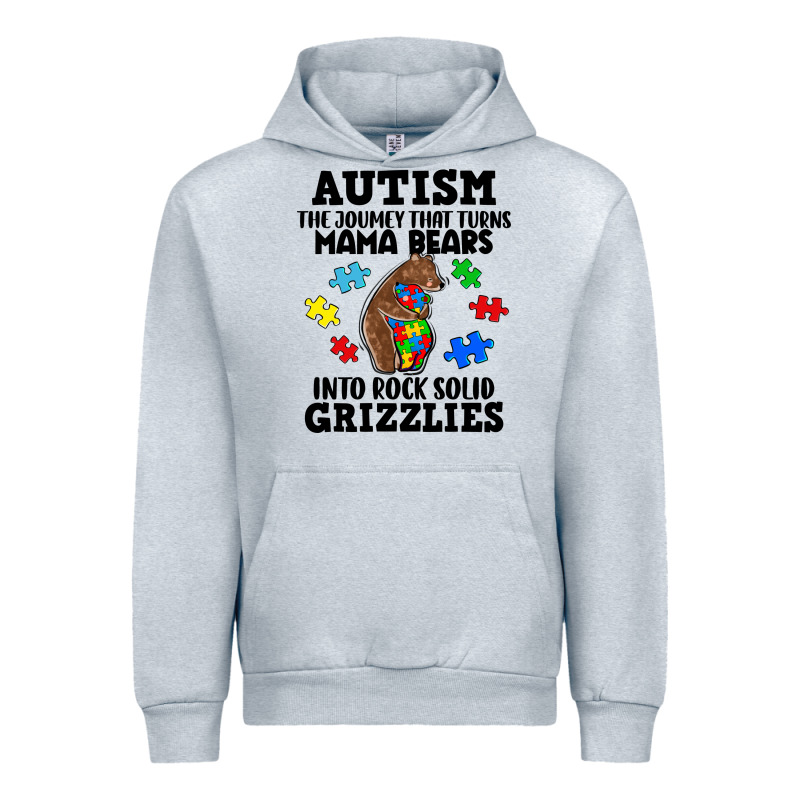 Autism Grizzlies Urban Hoodie by FaDigitalArtStudio | Teevron