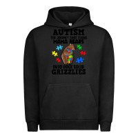Pigment Black Autism grizzlies Urban Hoodie - FaDigitalArtStudio