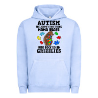 Pigment Grape Ice Autism grizzlies Urban Hoodie - FaDigitalArtStudio