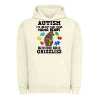 Pigment Pistachio Autism grizzlies Urban Hoodie - FaDigitalArtStudio