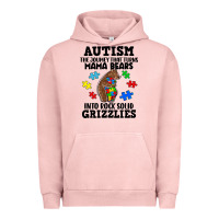 Pigment Salmon Autism grizzlies Urban Hoodie - FaDigitalArtStudio