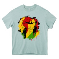 Arona juneteenth fist Heavy Core Tee - HRA Design Shop