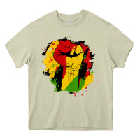 Mossy juneteenth fist Heavy Core Tee - HRA Design Shop