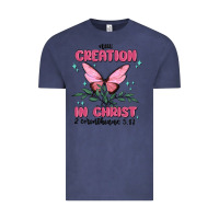 Vintage Denim new creation in christ 2 corinthians5.17 Vintage Tee - MaliasSmallBusiness