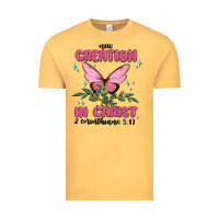 Vintage Mustard new creation in christ 2 corinthians5.17 Vintage Tee - MaliasSmallBusiness
