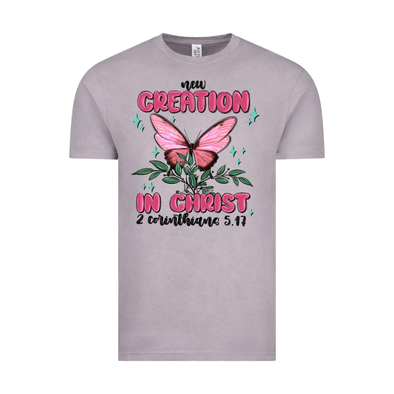 New Creation In Christ 2 Corinthians5.17 Vintage Tee by MaliasSmallBusiness | Teevron