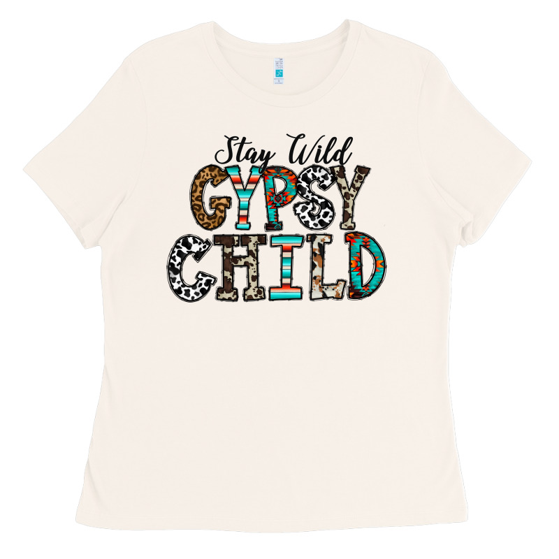 Stay Wild Gypsy Child Ladies Tee by CowhideDigitalArt | Teevron