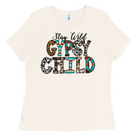 Bone stay wild gypsy child Ladies Tee - CowhideDigitalArt