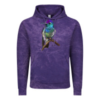 Cloud Purple Rivoli`s Hummingbird Vintage Hoodie - LillyAllenDesigns