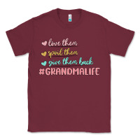 Burgundy grandma life Classic Tee - MaliasSmallBusiness