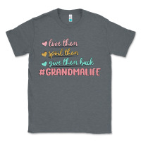 Charcoal Heather grandma life Classic Tee - MaliasSmallBusiness