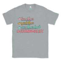 Heather Grey grandma life Classic Tee - MaliasSmallBusiness