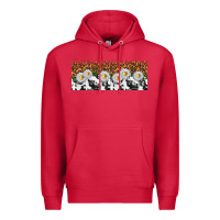Cardinal cowhide leopard daisies Premium Hoodie - TumblerDesignByShophia