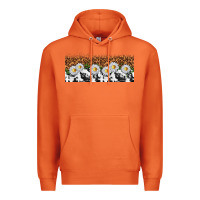 Carrot cowhide leopard daisies Premium Hoodie - TumblerDesignByShophia