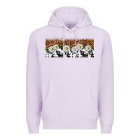 Lilac cowhide leopard daisies Premium Hoodie - TumblerDesignByShophia