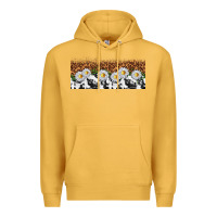 Mustard cowhide leopard daisies Premium Hoodie - TumblerDesignByShophia