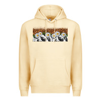 Pina Colada cowhide leopard daisies Premium Hoodie - TumblerDesignByShophia