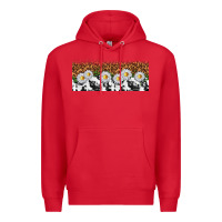 Red cowhide leopard daisies Premium Hoodie - TumblerDesignByShophia