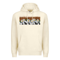 Sandshell cowhide leopard daisies Premium Hoodie - TumblerDesignByShophia