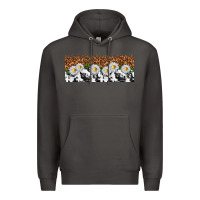 Smoke cowhide leopard daisies Premium Hoodie - TumblerDesignByShophia
