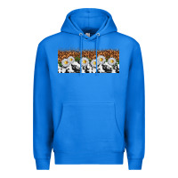 True Royal cowhide leopard daisies Premium Hoodie - TumblerDesignByShophia