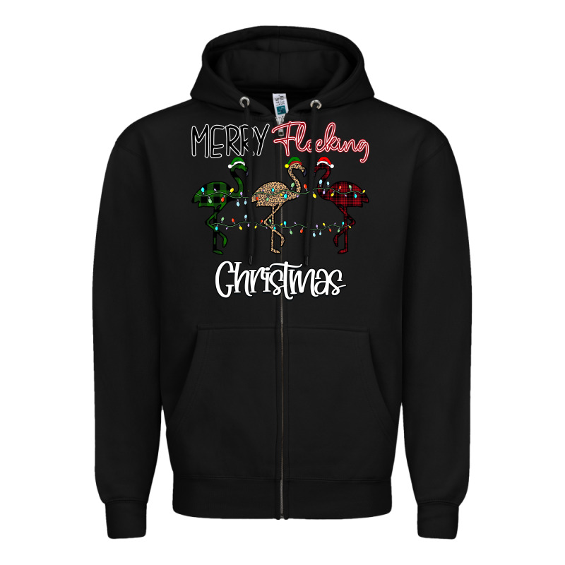 Merry Flocking Christmas Zipper Hoodie by Bettercallsaul | Teevron