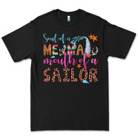 Black soul of a mermaid mouth of a sailor Premium Tee - JahusDesignShop