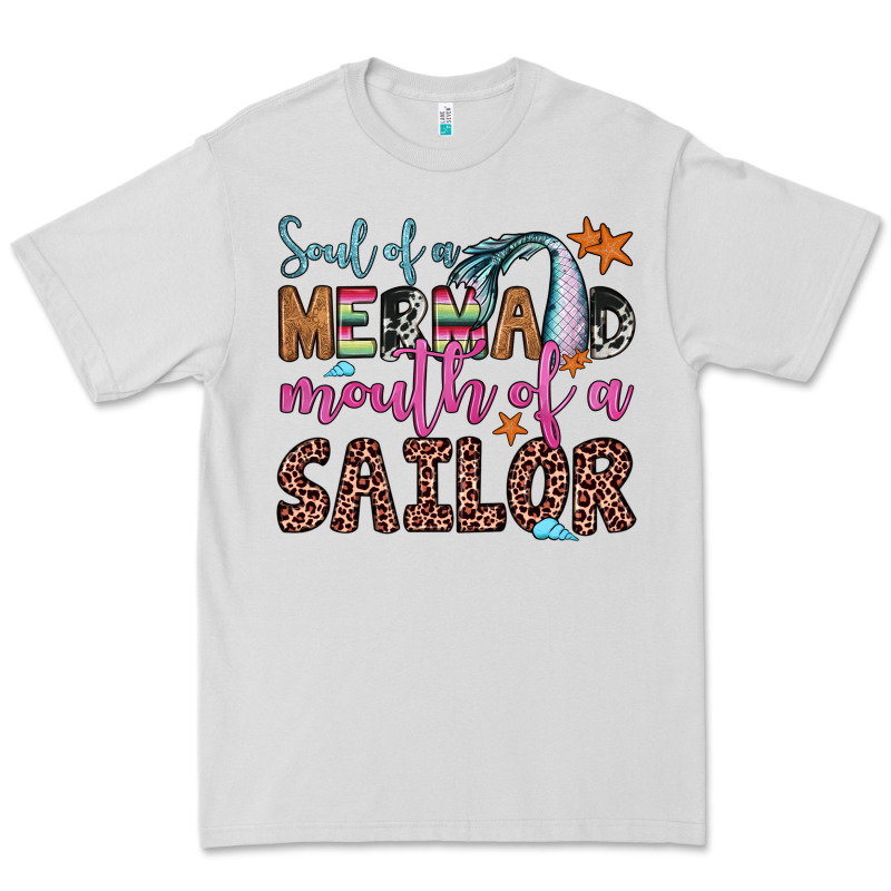 Soul Of A Mermaid Mouth Of A Sailor Premium Tee by JahusDesignShop | Teevron