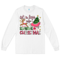 White get in loser we're slaying christmas Long Sleeve Tee - MaliasSmallBusiness