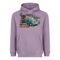 Lavender Truck USA country road take me home 4th of july Heavyweight Hoodie - HowdyJamesFarm