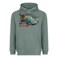 Truck Usa Country Road Take Me Home 4th Of July Heavyweight Hoodie | Teevron