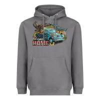 Storm Truck USA country road take me home 4th of july Heavyweight Hoodie - HowdyJamesFarm