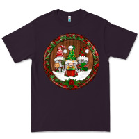 Plum christmas gnomies christmas ornament Premium Tee - BundleAndBundleShop