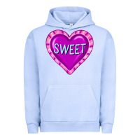 Pigment Grape Ice valentine's day hearts Urban Hoodie - FaDigitalArtStudio