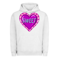 Pigment Lunar Rock valentine's day hearts Urban Hoodie - FaDigitalArtStudio