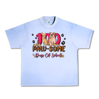 Grape Ice 100 paw some days of school Urban Heavy Tee - MaliasSmallBusiness