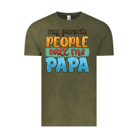 Vintage Olive my favorite people call me papa Vintage Tee - JahusDesignShop