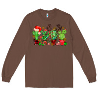 Chestnut christmas cactus Long Sleeve Tee - MaliasSmallBusiness